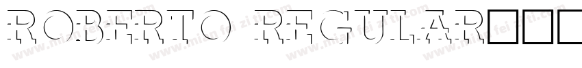 Roberto Regular字体转换